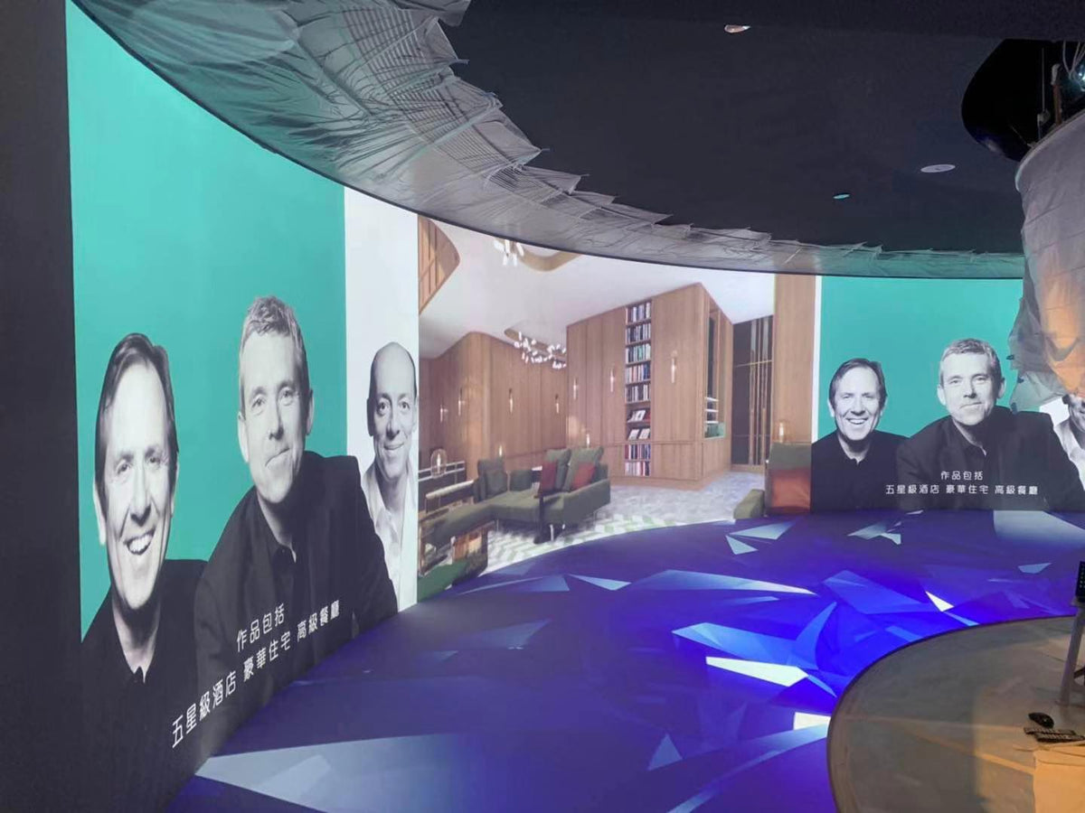Projection screen and immersive environment inspiration
