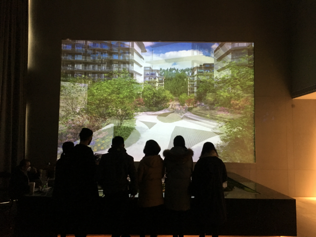 Projection screen and immersive environment inspiration