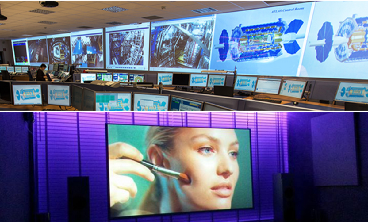 Projection screen and immersive environment inspiration