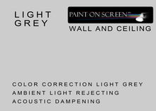 Wall and Ceiling Ambient Light Rejecting Acoustic Dampening LIGHT GREY