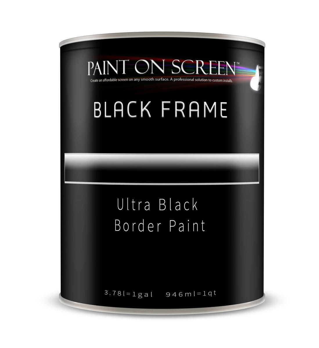 BLACK FRAME Paint On Screen