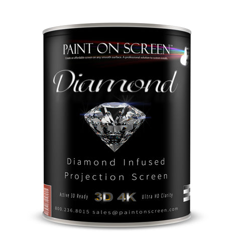 Diamond Infused Projection Screen